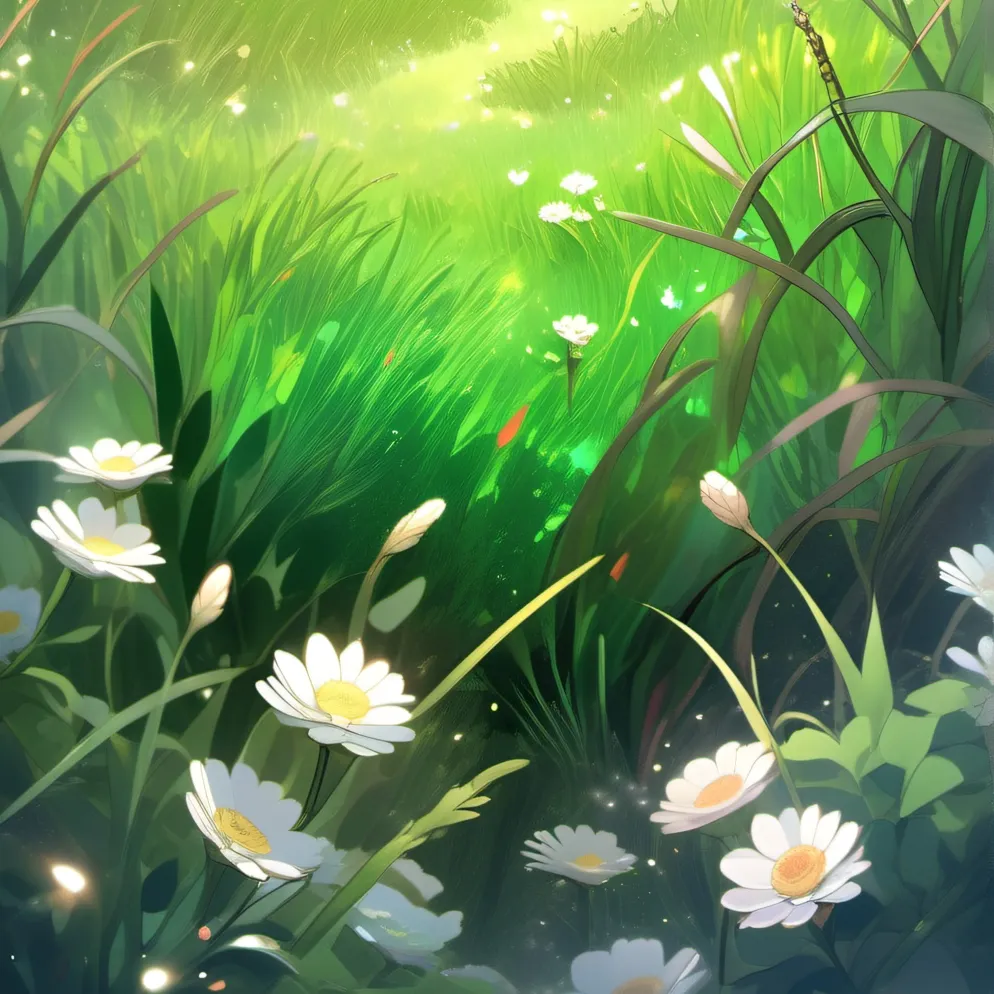 chat with ai character: grass