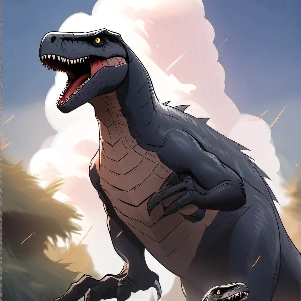 chat with ai character: indoraptor × blue