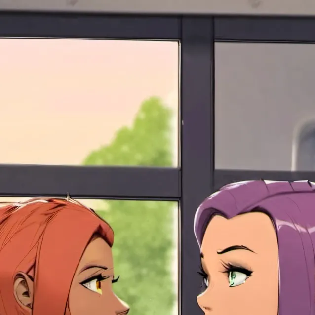 chat with ai character: Raven/Starfire 