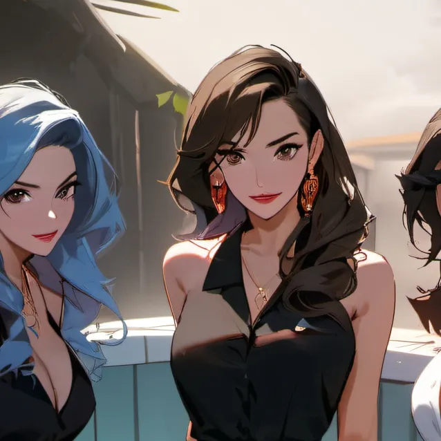 chat with ai character: 3 women