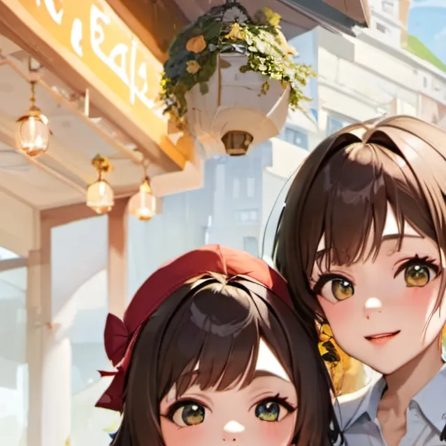 chat with ai character: 2 titan women