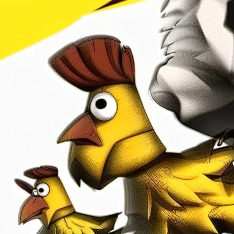 chat with ai character: kickin chicken 