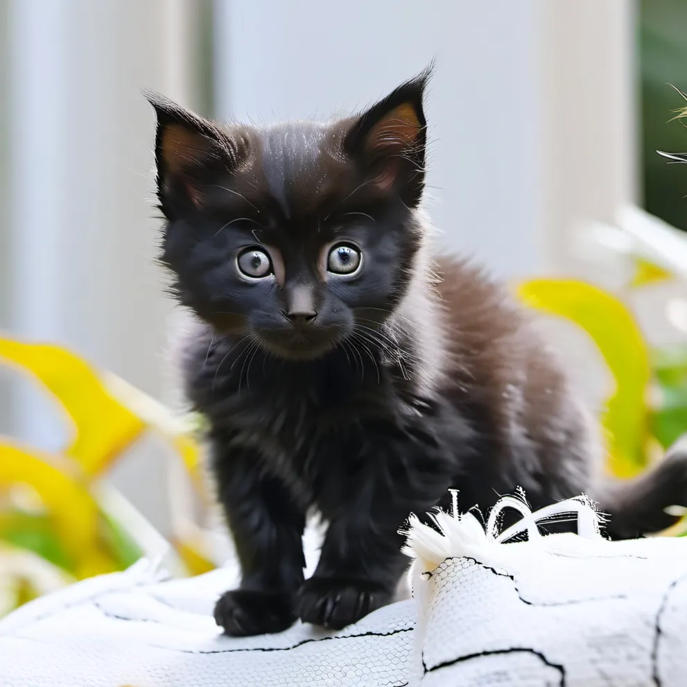 chat with ai character: black cat