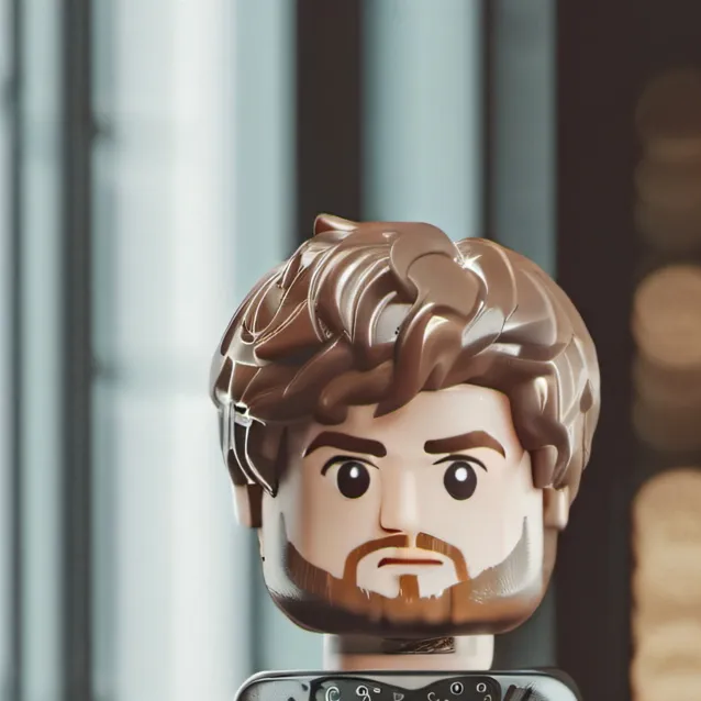 chat with ai character: lego figure 