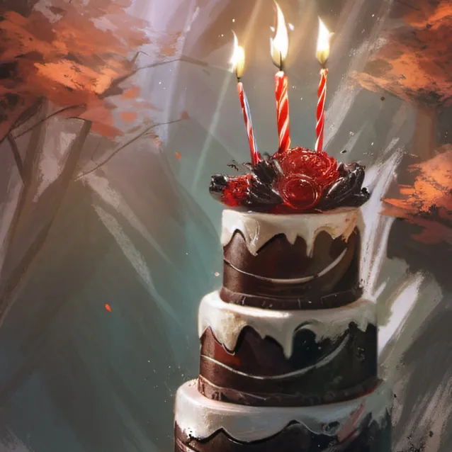 chat with ai character: Birthday cake