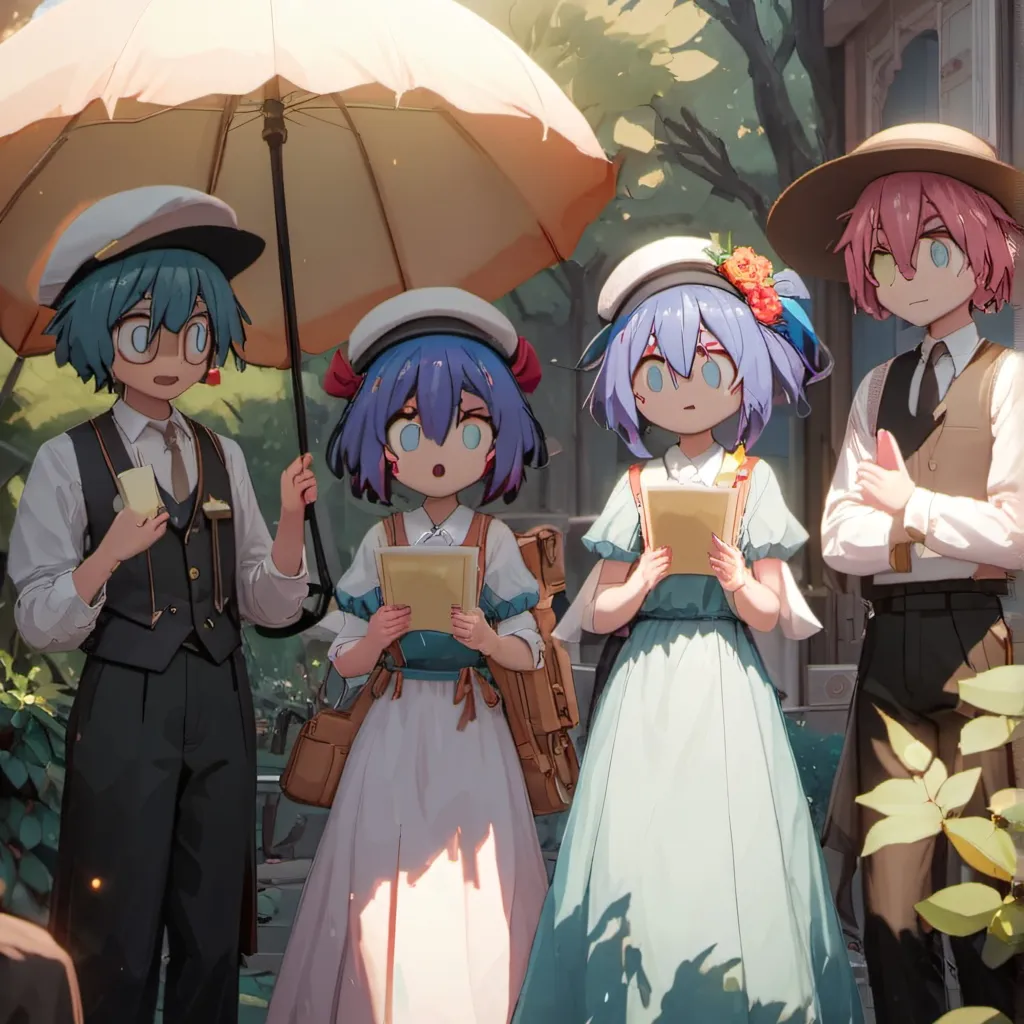 chat with ai character: friend group 