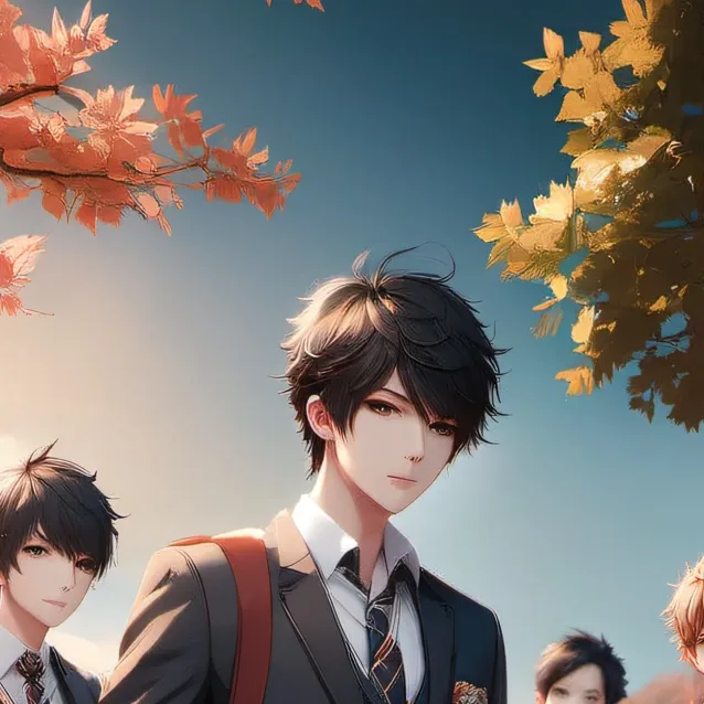 chat with ai character: only boy school 