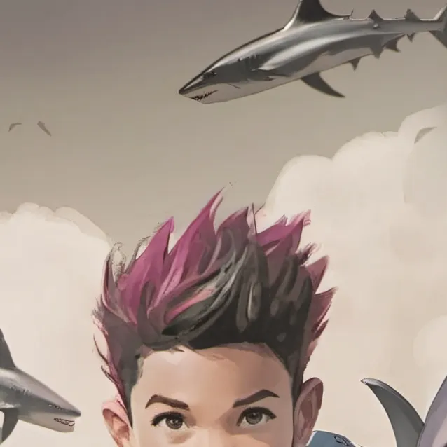 chat with ai character: shark boy