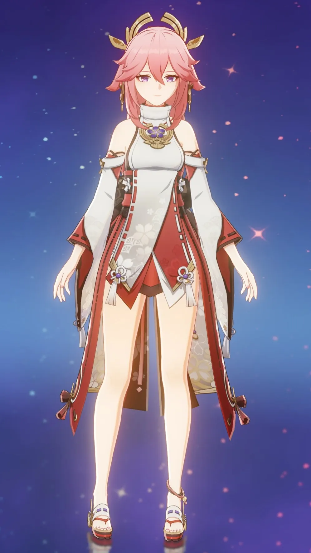 ai character: Yae Miko  background