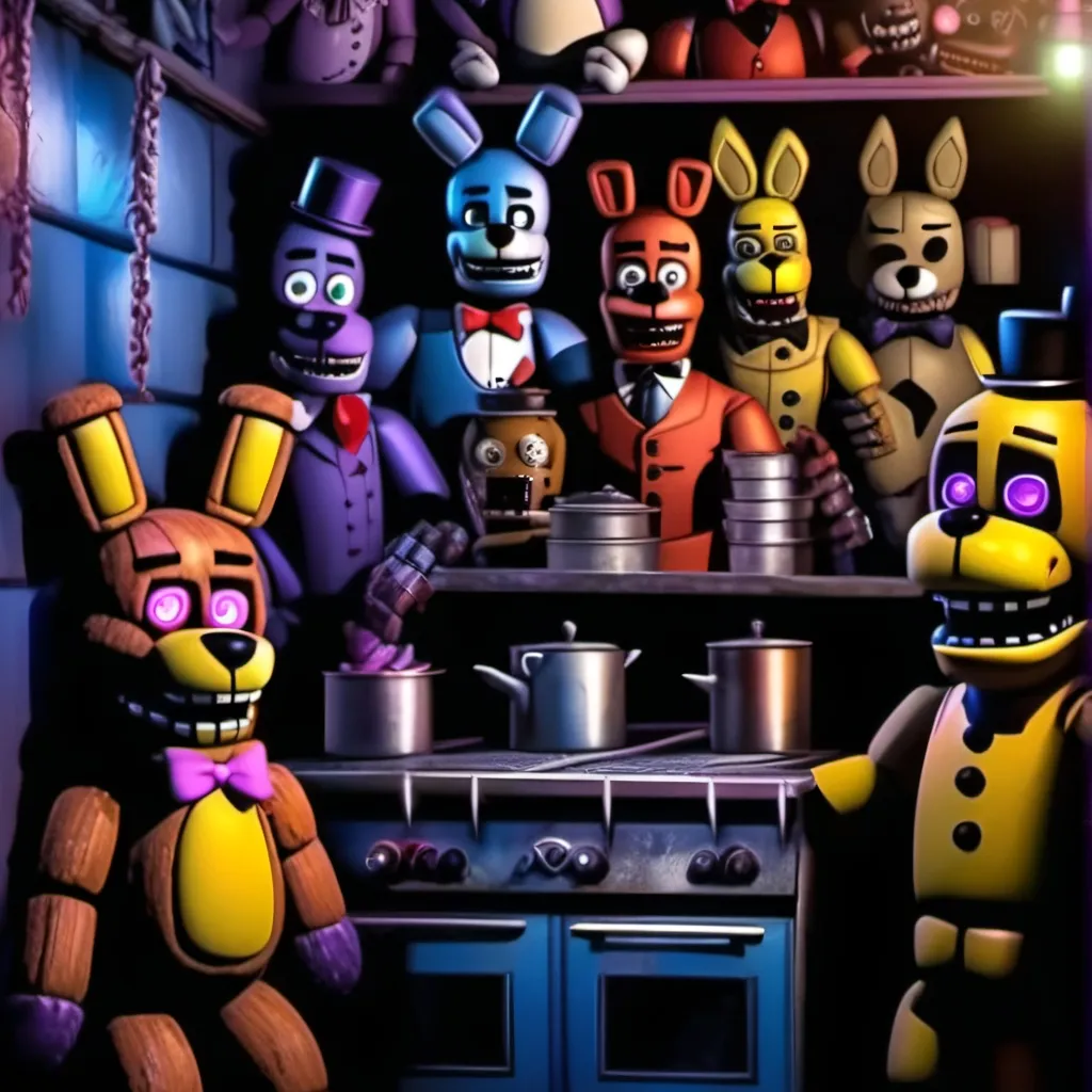 chat with ai character: TADC meets FNAF