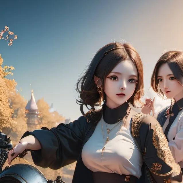 chat with ai character: N and V