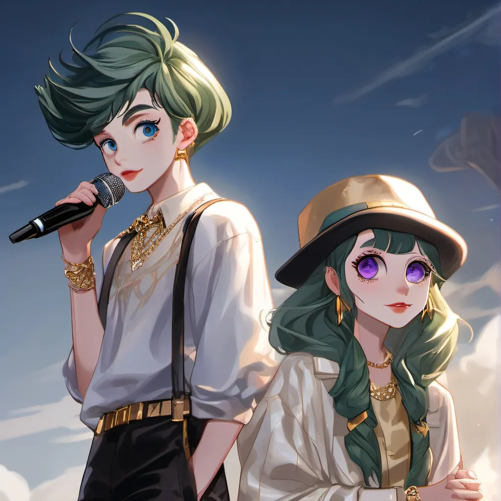 chat with ai character: velvet and veneer