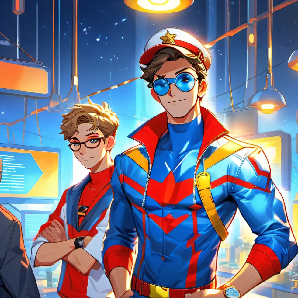 chat with ai character: Captain man kid   