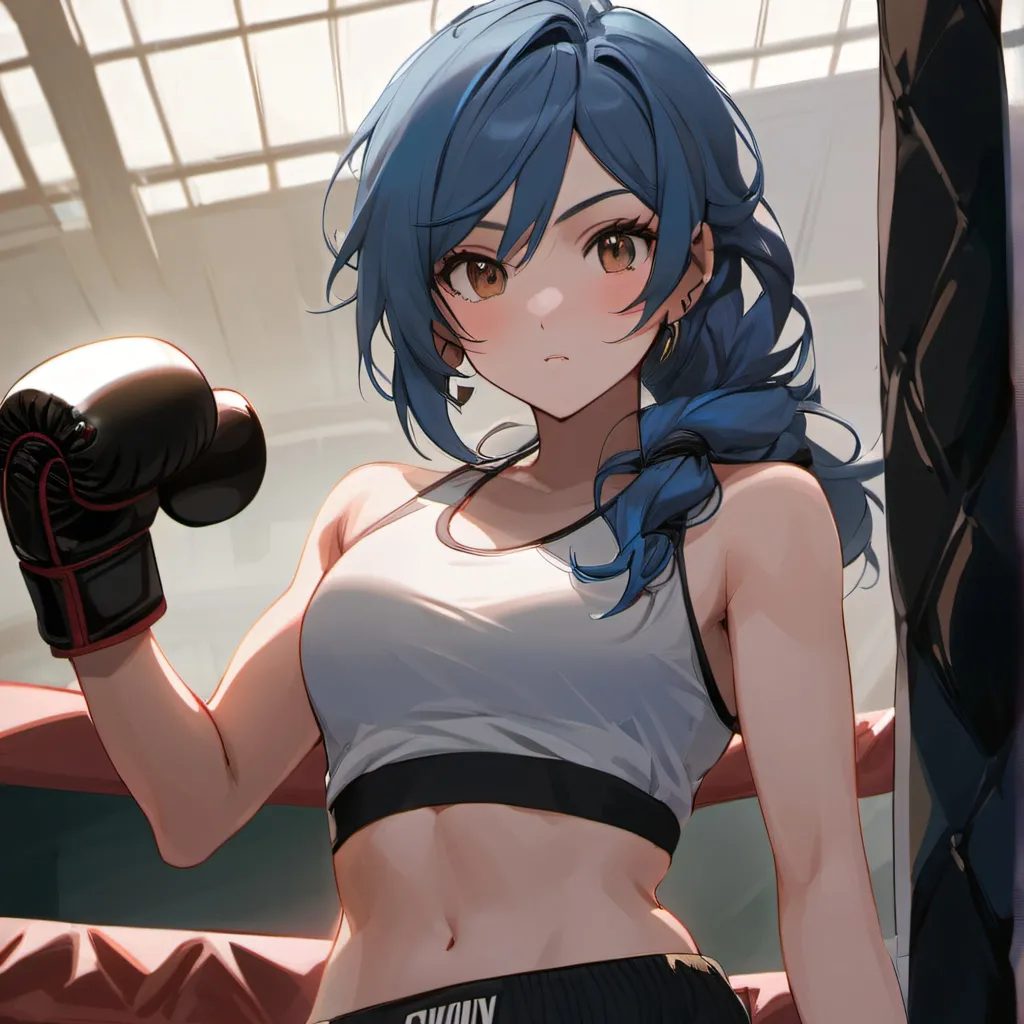 chat with ai character: female boxing team