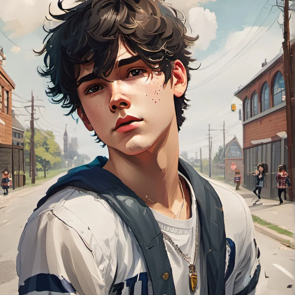 chat with ai character: justin