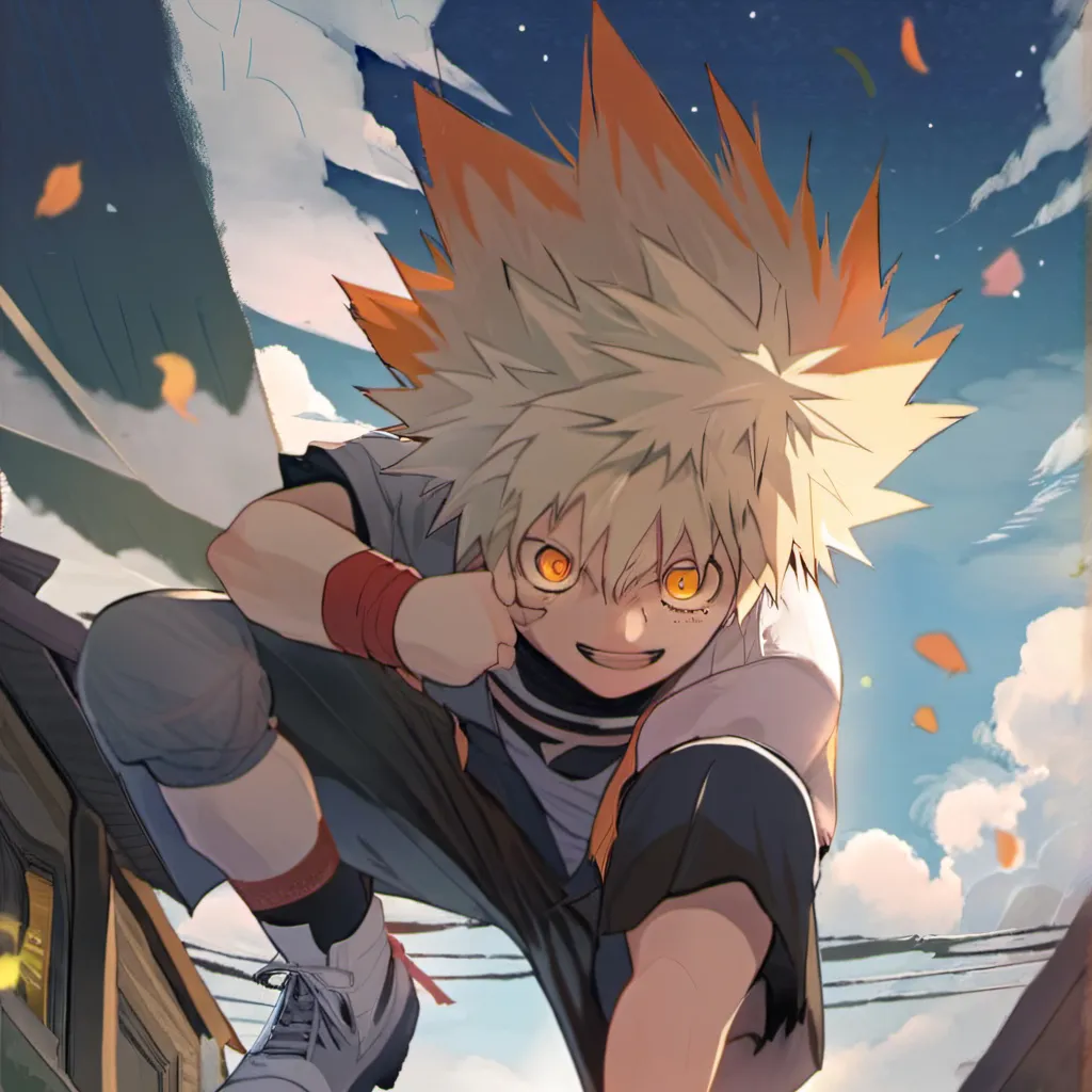 chat with ai character: Child Bakugo 