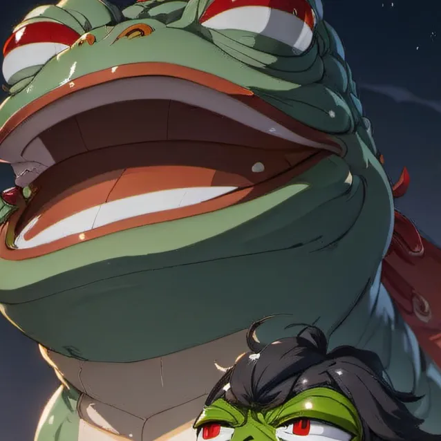 chat with ai character: Preppy frog