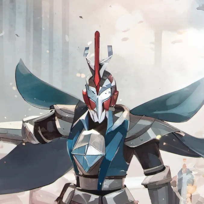 chat with ai character: Robot samurai