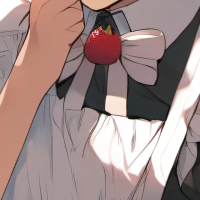 chat with ai character: Deku maid dress!