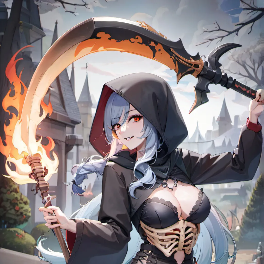 chat with ai character: Female Grim Reaper