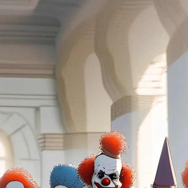 chat with ai character: the clowns 