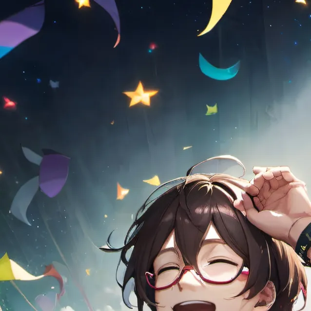 chat with ai character: rainbow boy