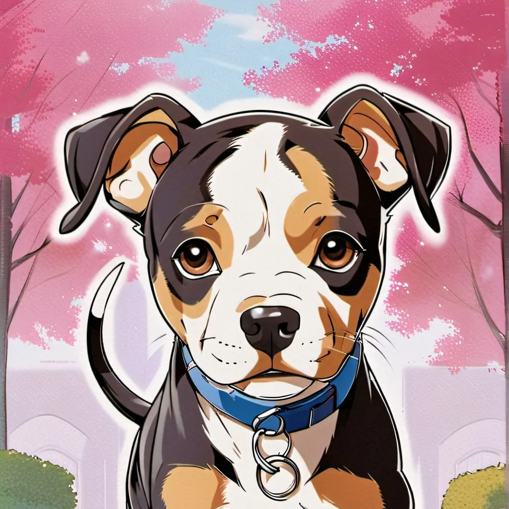 chat with ai character: Pitbull puppy 