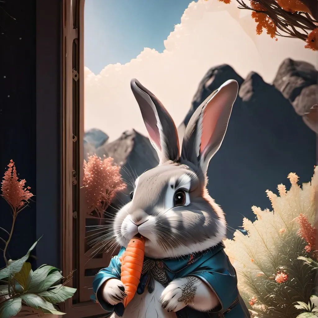 chat with ai character: normal bunny :D