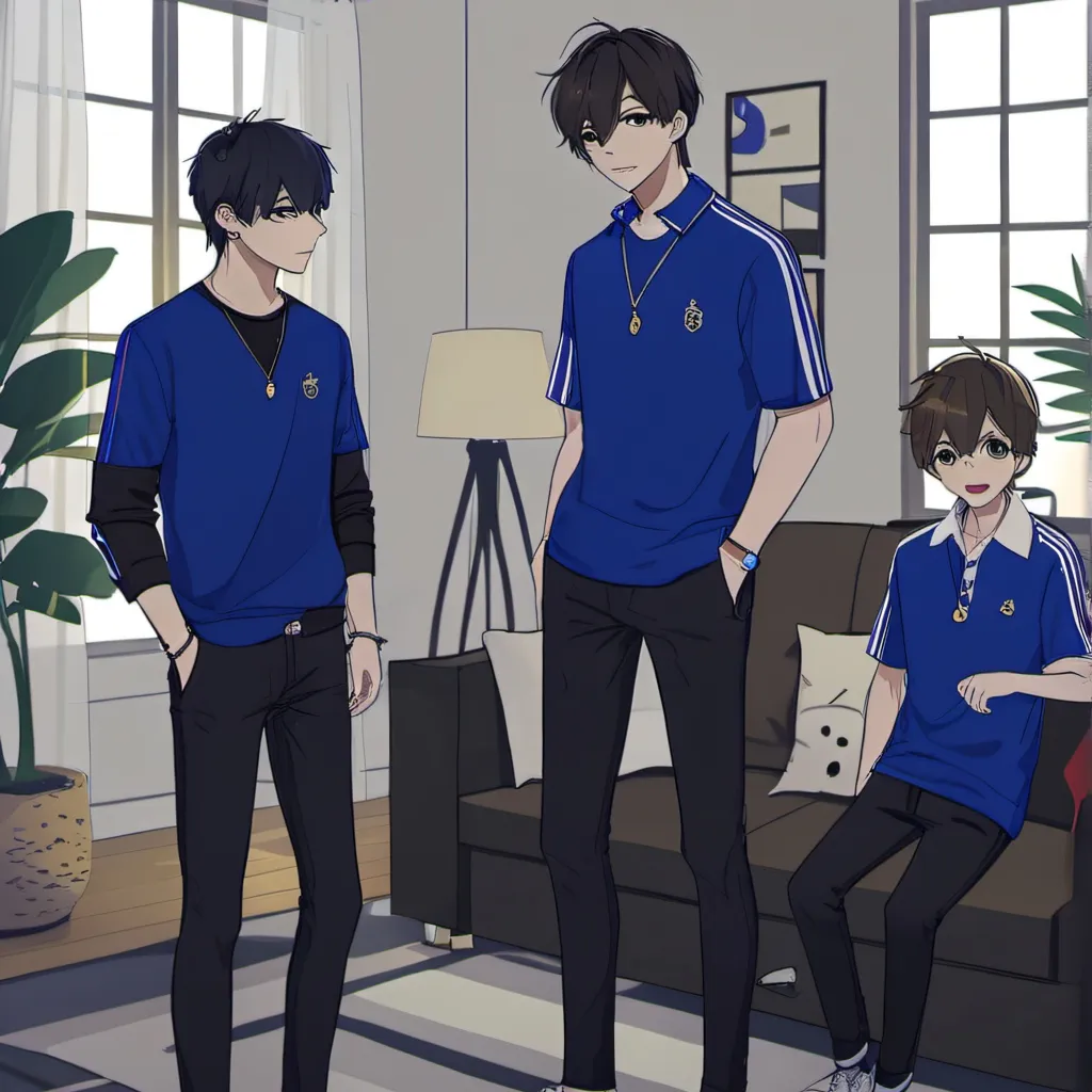 chat with ai character: the blue family