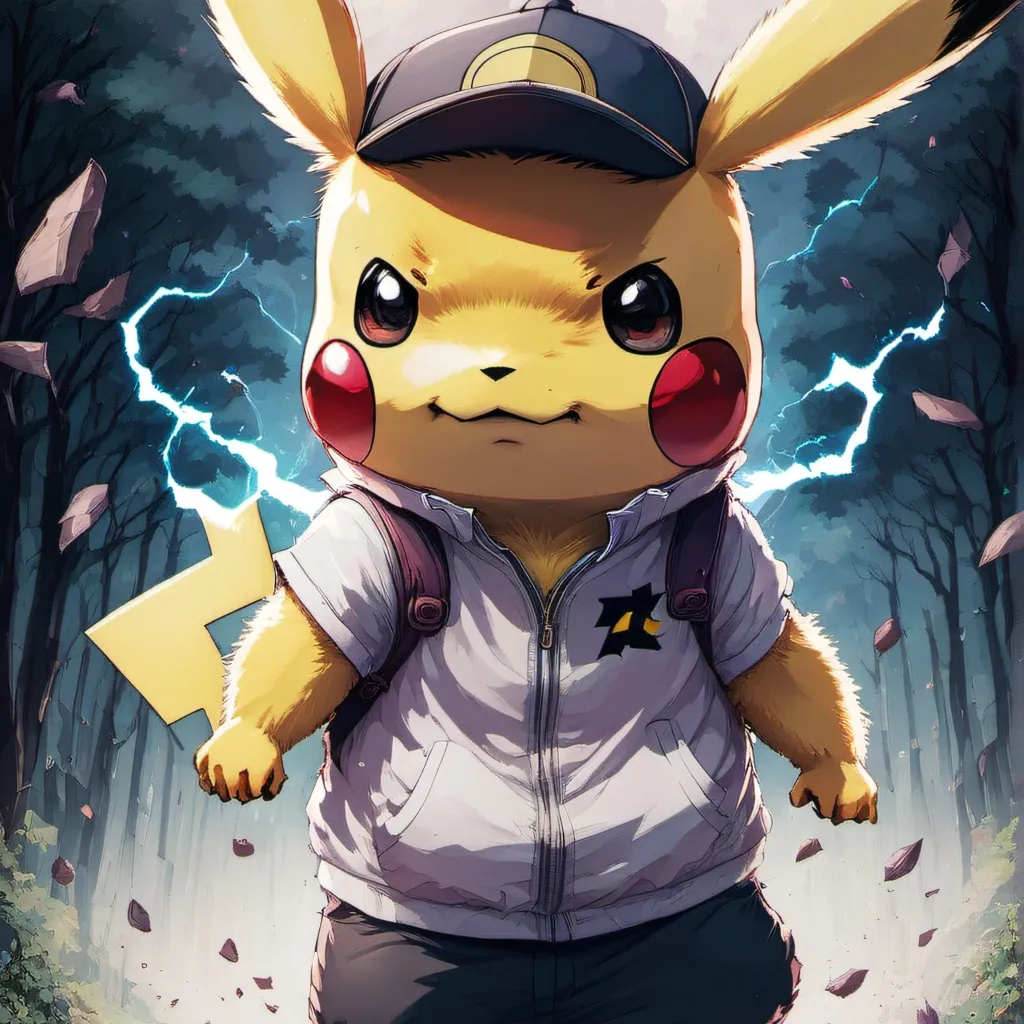 chat with ai character: Pikachu peek