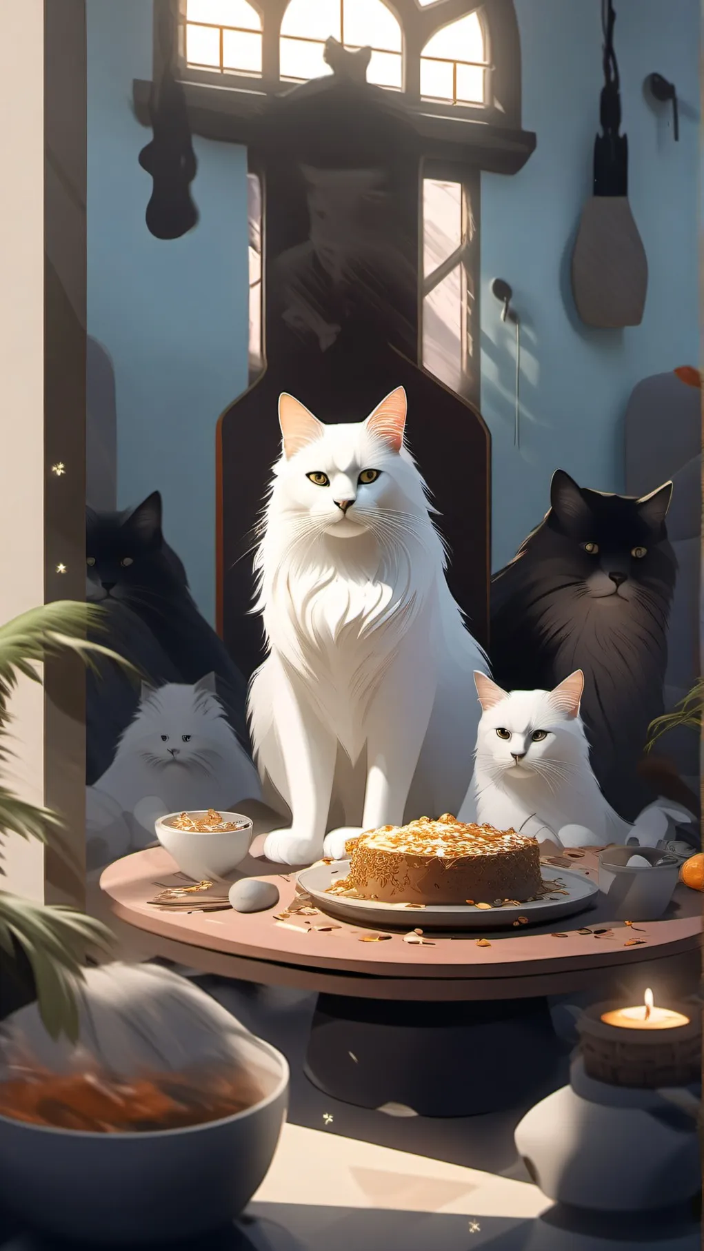 ai character: Wondercat background