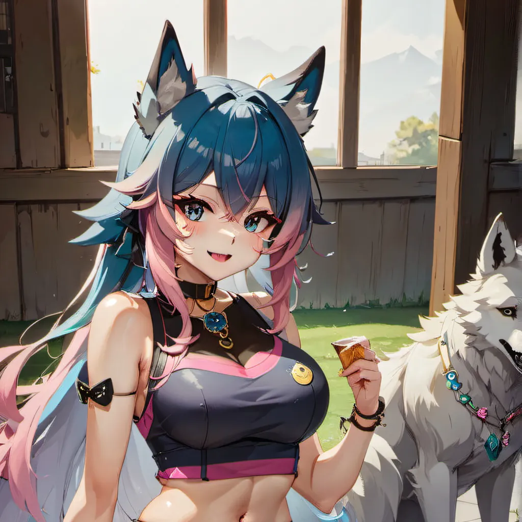 chat with ai character: Wolf school