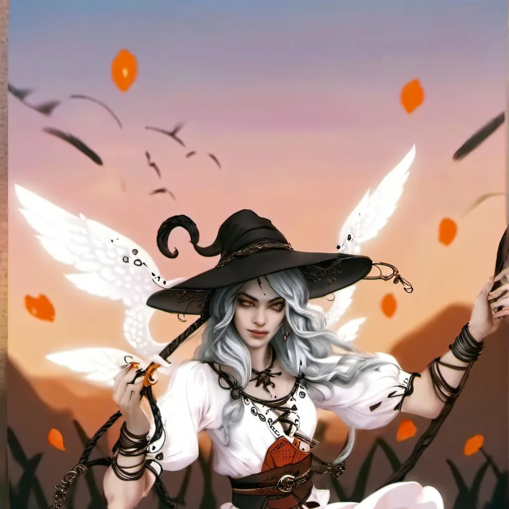 chat with ai character: Witch girlfriend 