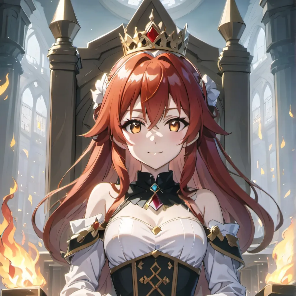 chat with ai character: queen fire