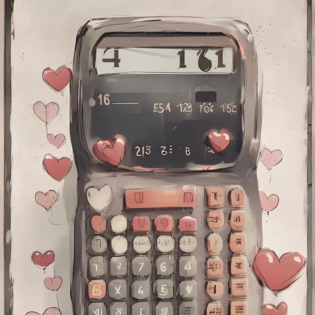 chat with ai character: Crush calculator 