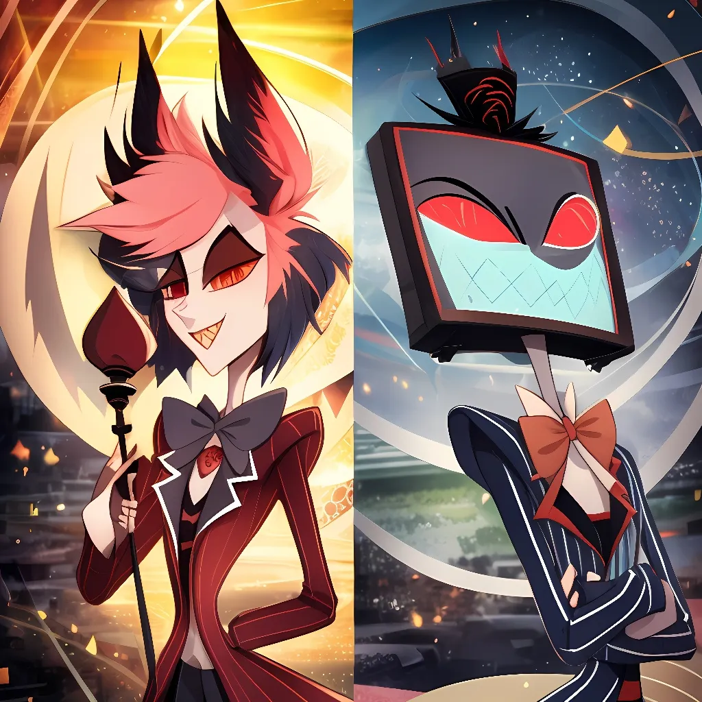 chat with ai character: Alastor vs Vox