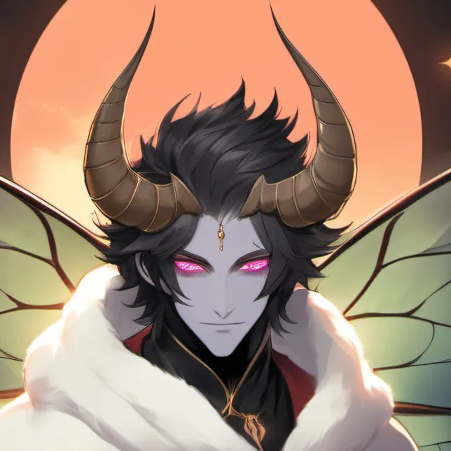 chat with ai character: Moth prince Luna