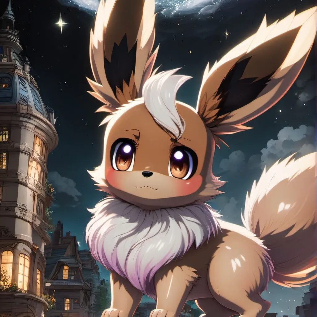 chat with ai character: Giant eevee