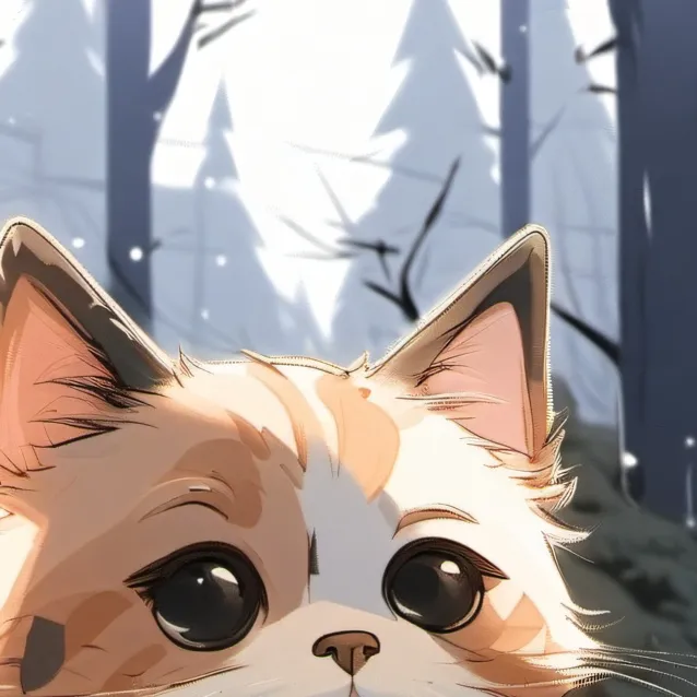 chat with ai character: sad cat