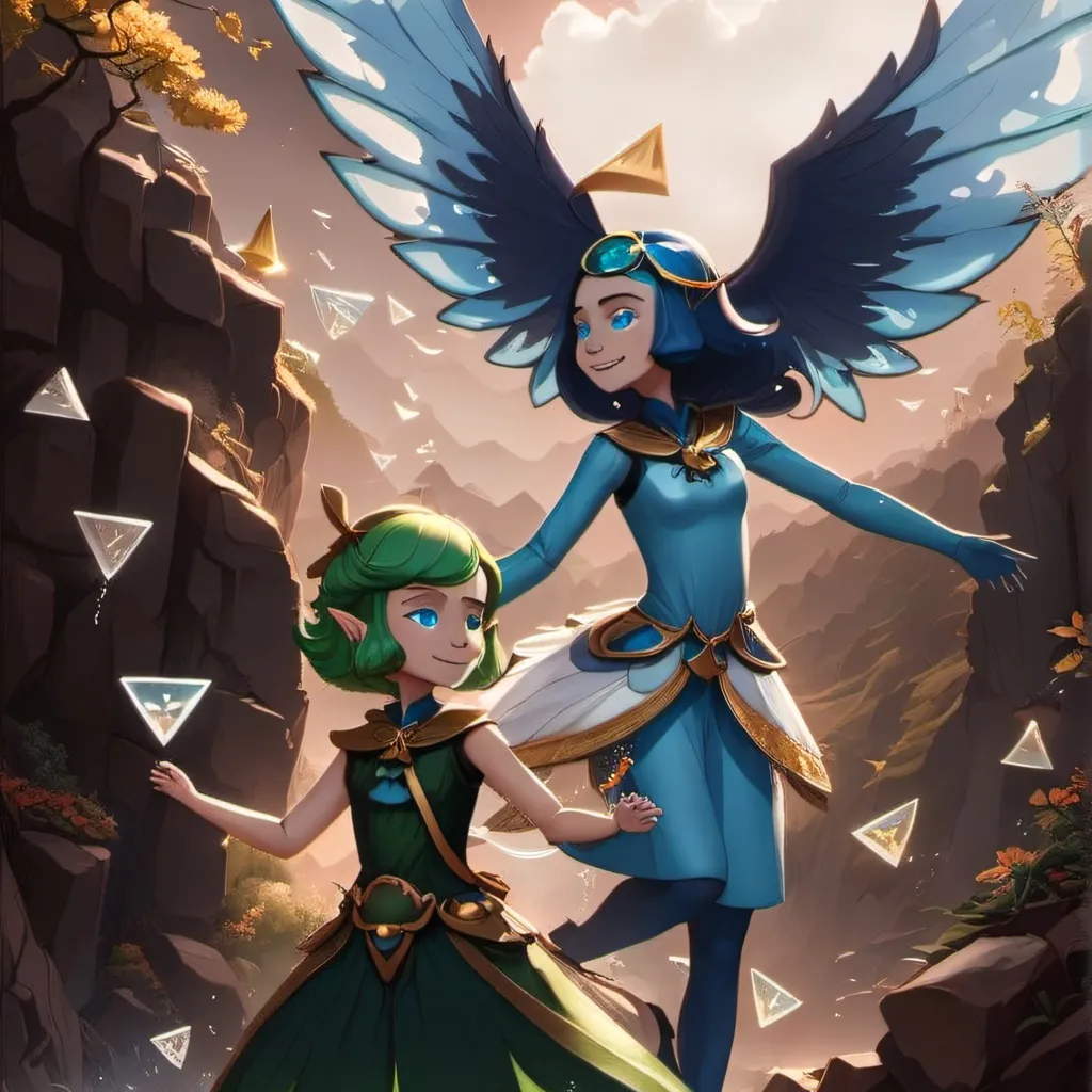 chat with ai character: Peridot and lapis 