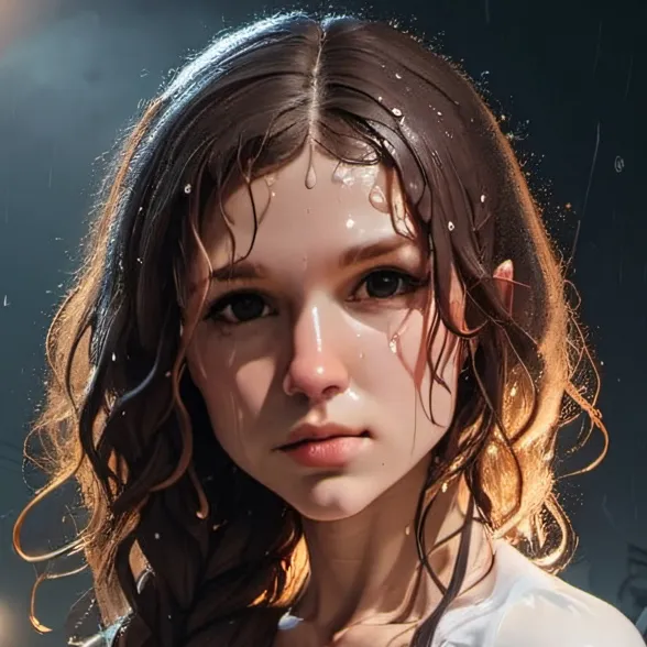 chat with ai character: Wet Girl
