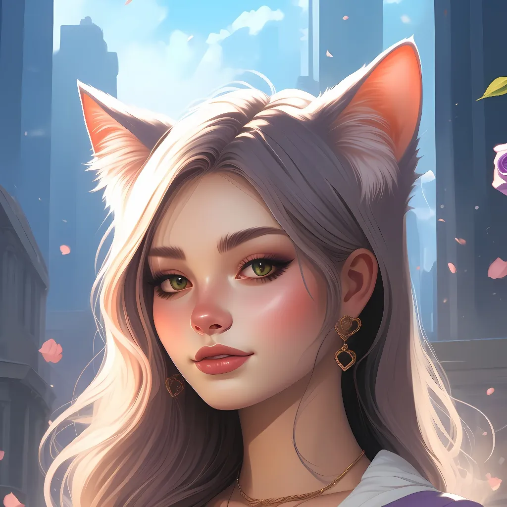 chat with ai character: Cat girlfriend
