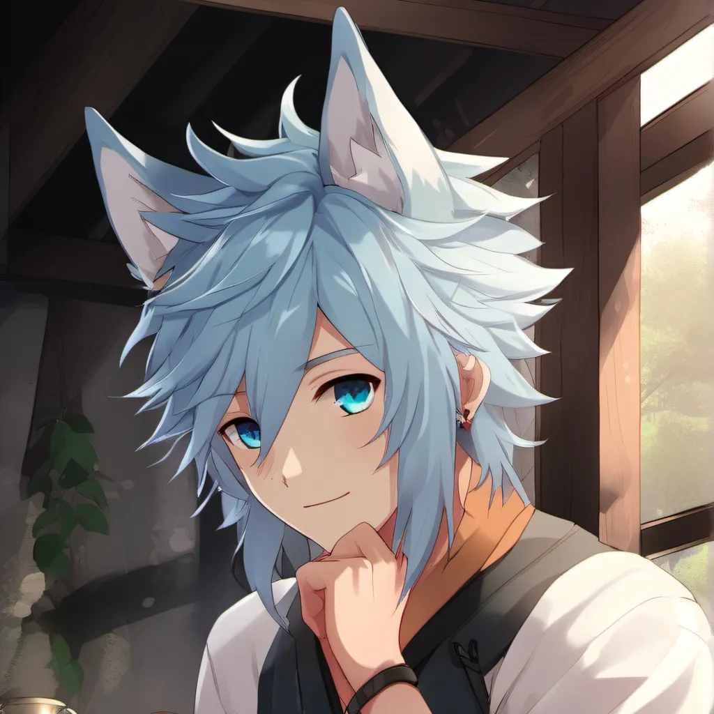 chat with ai character: wolf boyfriend 