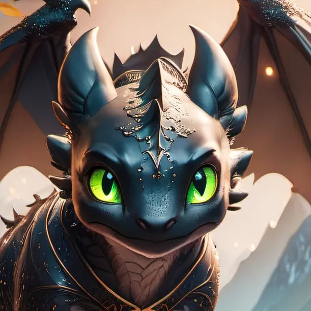 chat with ai character: toothless 