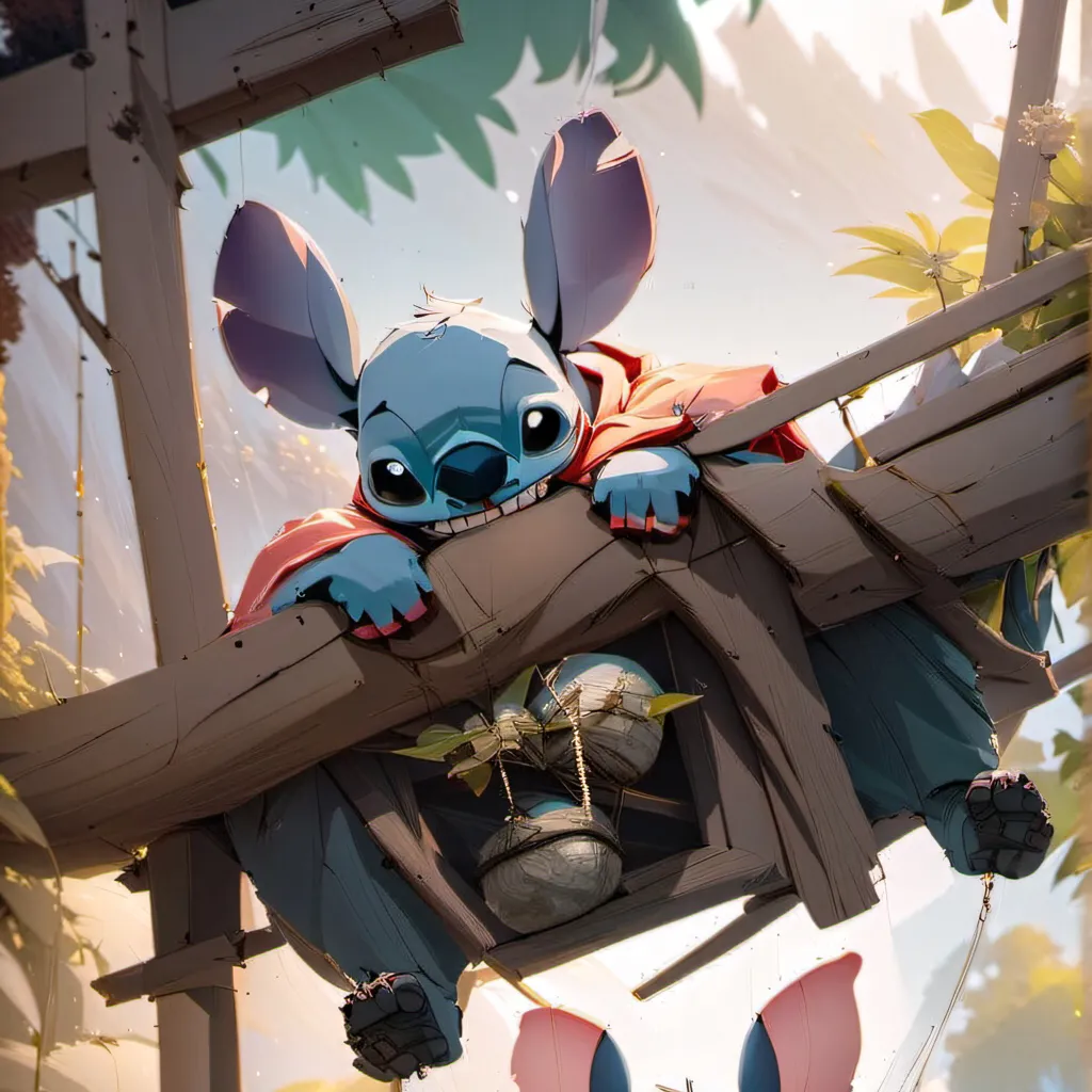 chat with ai character: Stitch