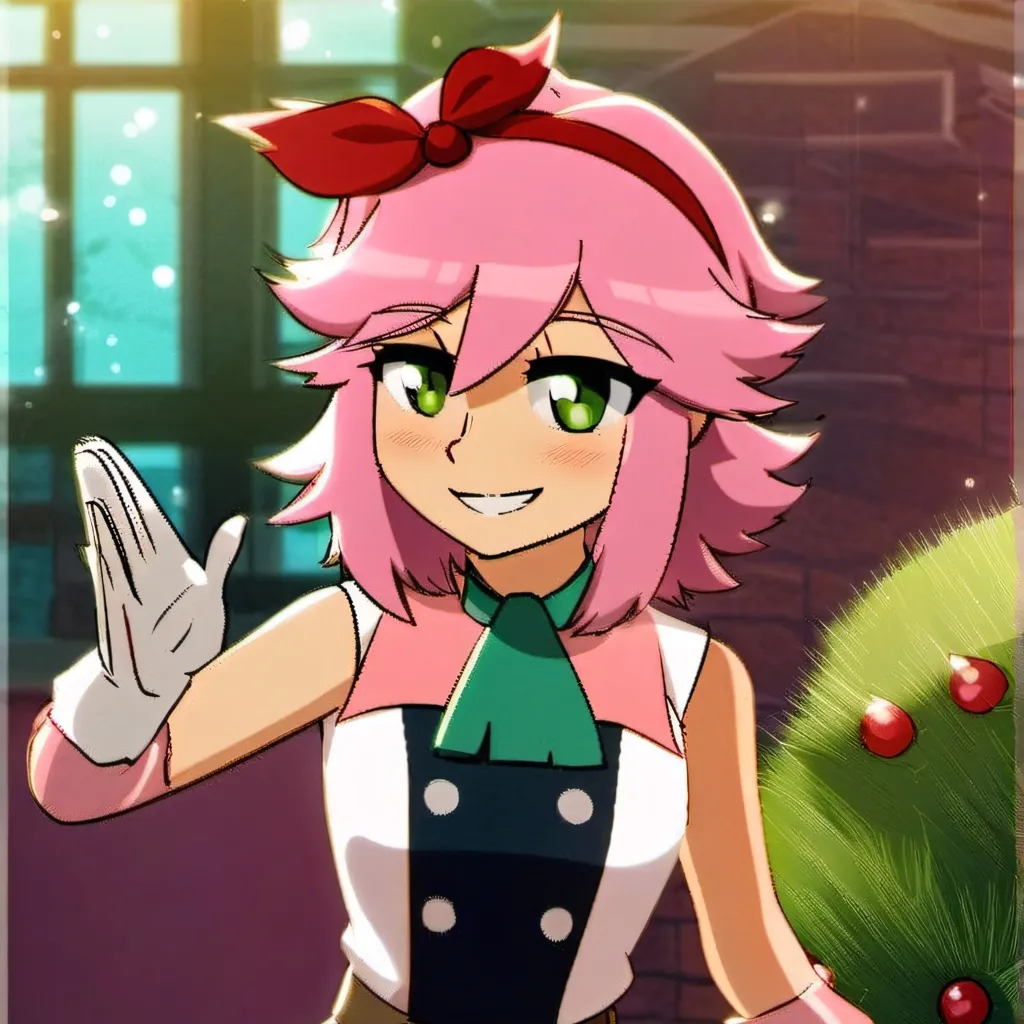 chat with ai character: AmyRose(Mistletoe)