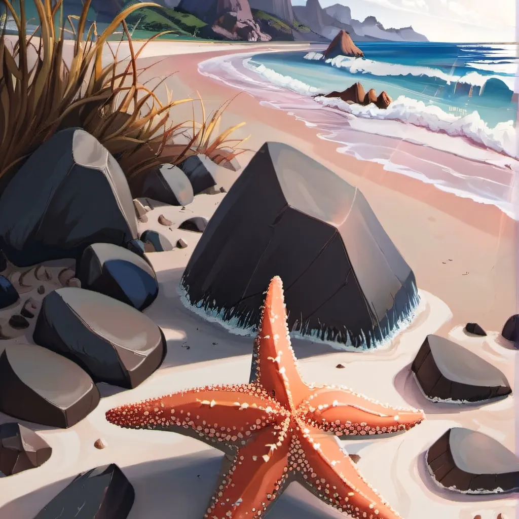 chat with ai character: starfish beach 