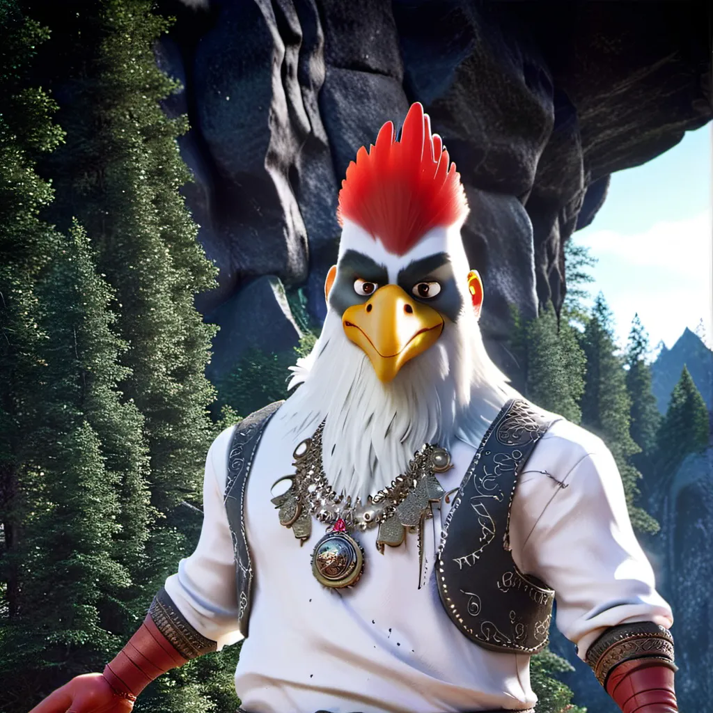 chat with ai character: Kickin chicken 