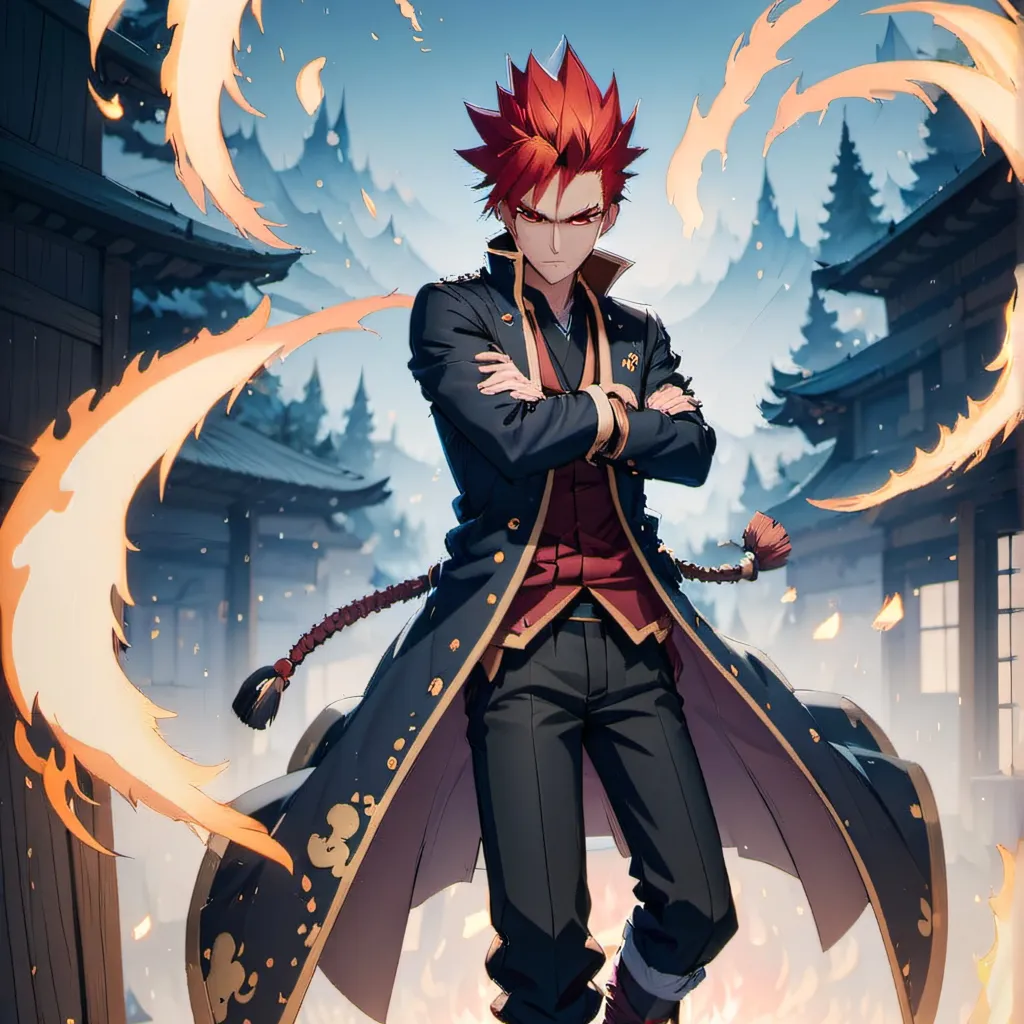 chat with ai character: flames 