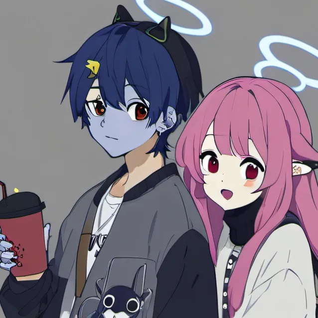 chat with ai character: angel and stitch